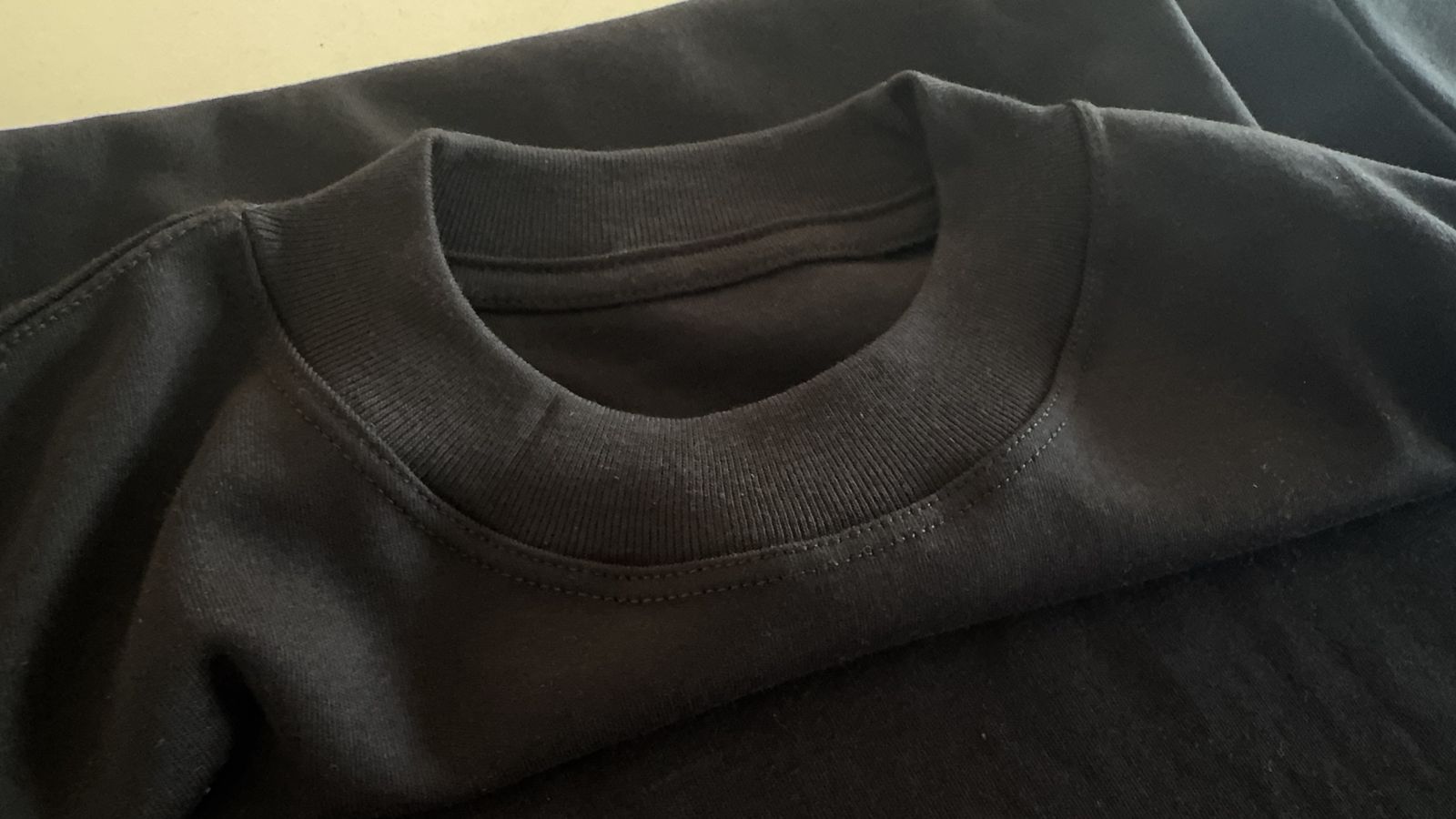 Playera Oversize Negra 300g – 100% Algodón Peinado